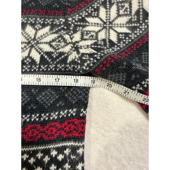 VTG Holiday Fairisle Christmas Nordic Zip Cardigan Croft Barrow Sweater SMALL - Picture 5 of 10